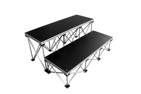 Tetra-Teknica PSS-16 Collapsible Portable 4’ Wide Step Kit for 24” High Stages