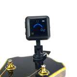 Tetra-Teknica Essential Series EGT-08 Color Display Clip-on Tuner for Chromatic, Guitar, Bass, Ukulele, Violin