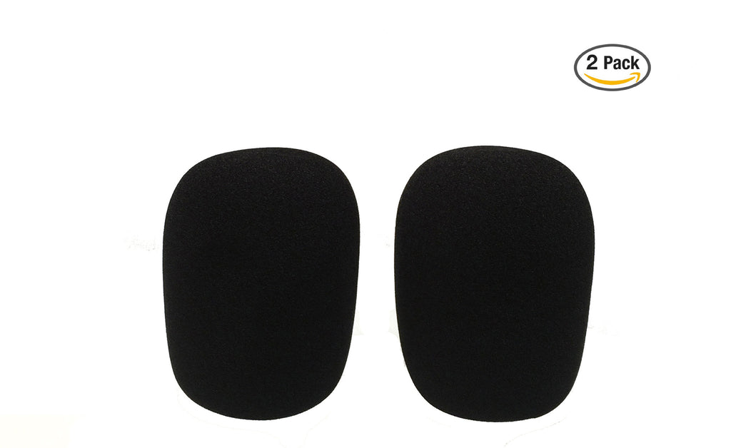 Tetra-Teknica Extra Extra Large Foam Windscreen for MXL GENESIS, Audio Technica, and Other Large Microphones , Color Black, 2 Pack