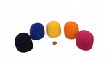 Tetra-Teknica DFFZ5P Ball Type Handheld Microphone Windscreen, Mixed Color, 5-Pack